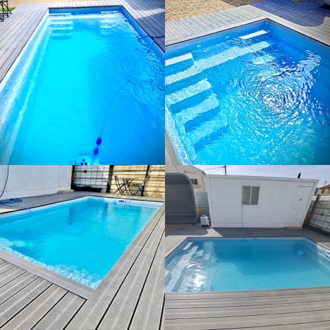 Téglalap HDPE Medence