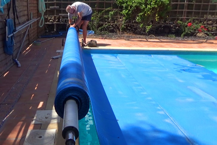 Szolártakaró + mobil tekercselő